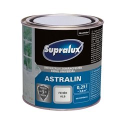 Supralux Astralin Univ.zománc selyemfényű fehér 0,25 L