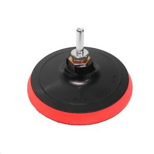 Gumitányér, szivacs, tépőzáras D=125 mm, M14 menet, D=9 mm-es adapterel AWTOOLS