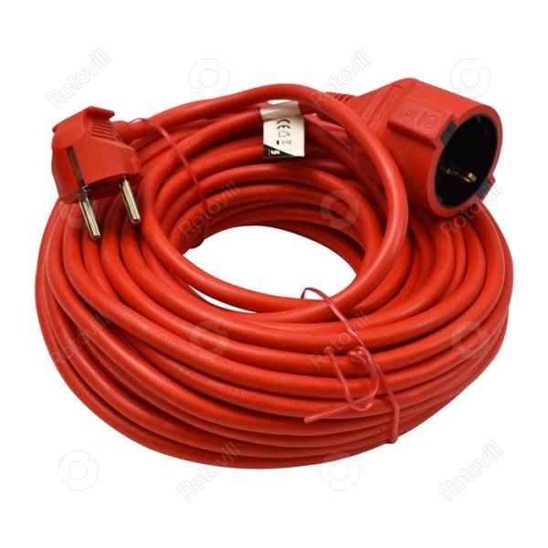 Hosszabbító 10m 3x1,5mm lengő dugalj, narancs RCOOL