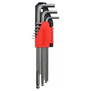 Imbuszkulcs készlet 9 részes 1,5-10mm CrV YATO