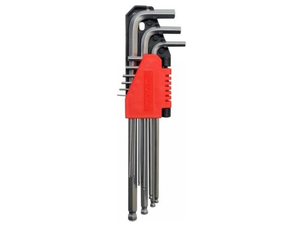Imbuszkulcs készlet 9 részes 1,5-10mm CrV YATO