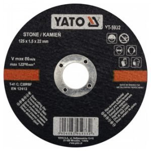 Vágókorong kőre 125x1,5x22mm YATO