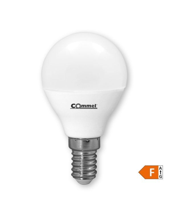 Izzó-led kisgömb 6W/40W E14 3000K COMMEL 305-722 WARM WHITE