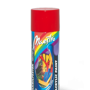 Festék spray tűzpiros RAL3020 400ml MAESTRO