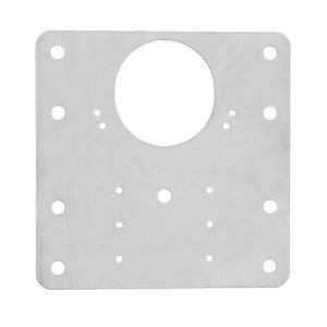 Kivetőpánt-javító lemez 90 x 90/1mm INOX (4B)