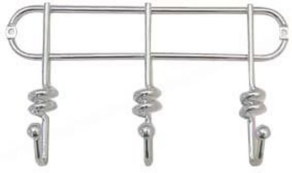 Fogas 3-as 25x14cm, csavart száru TORO