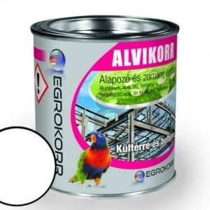 Alvikorr matt fehér RAL9016 alapozó és zománcfesték egyben 0,25l