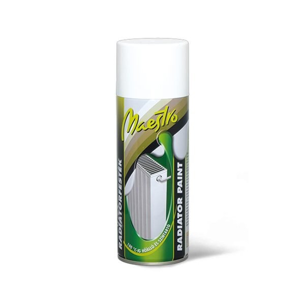 Festék spray radiátor fehér RAL9003 400ml MAESTRO (7A)(DRÁGA)