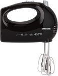 Kézimixer- habverő, dagasztószár, fekete 400W MMR-24