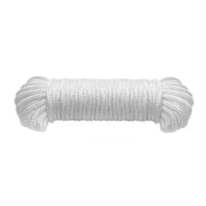 Fonott kötél d=6mm PP fehér 15m