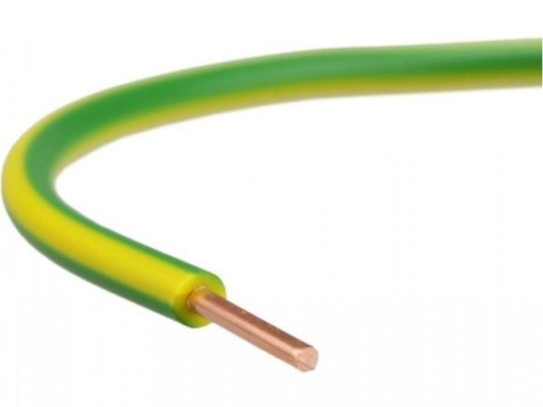 Vezeték réz 1,5mm zöld-sárga