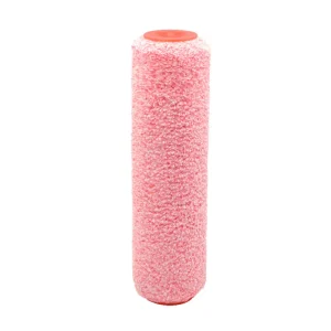 Festőhenger 23cm szett 6mm-es nyélrendszer (henger, nyél, rács) Pink Micropoly ECO TJ