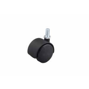 Fotelgörgő menetes csap fekete 40mm