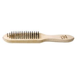 Drótkefe 5 soros 300mm fa nyelű