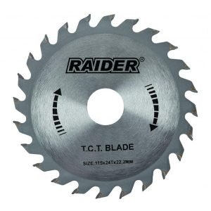 Körfűrészlap 115 x 22,2 mm z=24 Raider