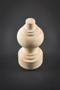 Karnis 28mm FILIGRANO végzáró natúr 2db/csom