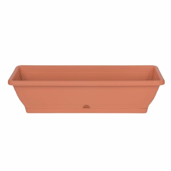 Balkonláda+alj il-pe 60cm Terrakotta