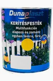 Dunaplaszt Kerítésfesték 450 okker 0,75 L