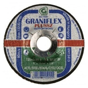 GRANIFLEX fémcsiszolókorong 125x6