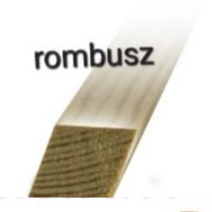 Léc rombusz (ajtósarok) 1x1cm 1,05m