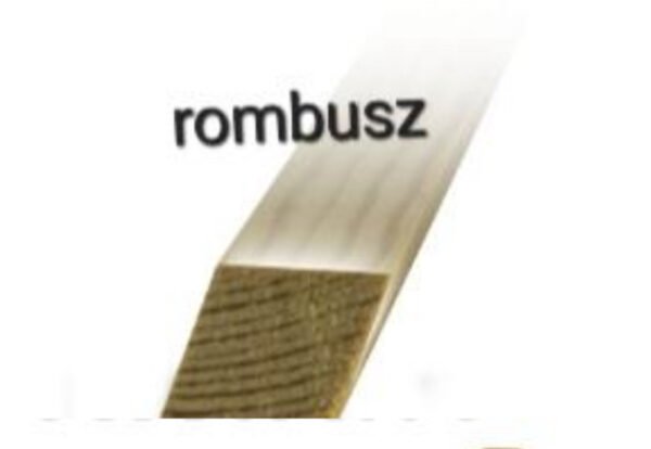 Léc rombusz (ajtósarok) 1x1cm 1,05m