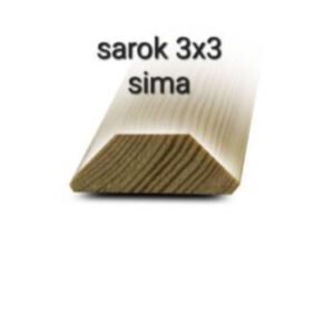 Léc sarok nagy sima 3x3cm 1M