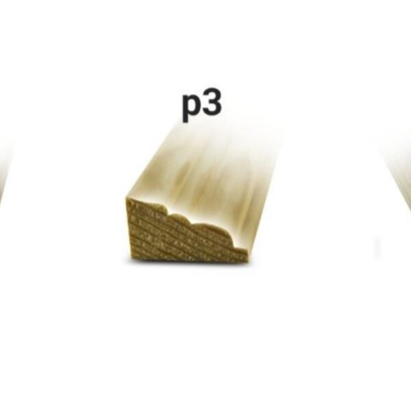 Léc parkettaszegély (p3) 3x1cm 1M