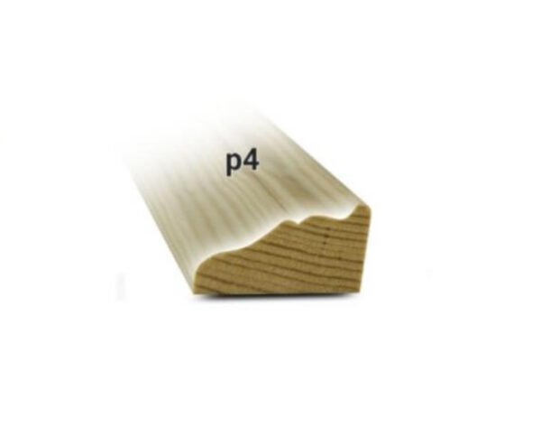 Léc (P4) parkettaszegély 4x2 cm