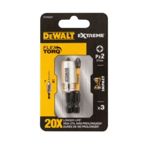 Dewalt extreme impact bithegy+tartó pz2x50mm (2db) dt70535-qz