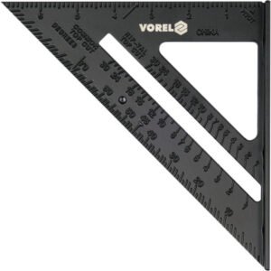Vorel talpas derékszög vonalzó 250x180mm alu