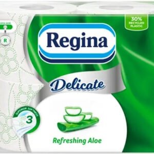 Regina WC papír 8 tekercses DELICATE Aloe 3 rétegű 150 lap