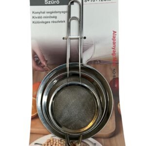 SZŰRŐ FÉM NYELES 8+10+12 CM