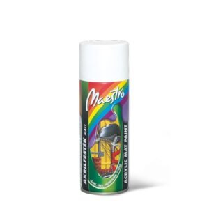 Festék spray matt fehér RAL9003 400ml MAESTRO