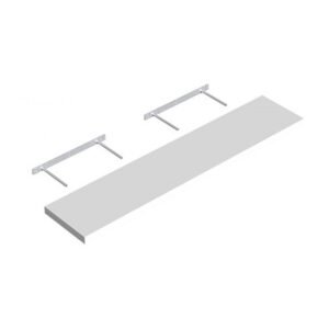 Lebegő polc, fehér 120x23x5cm (DH)