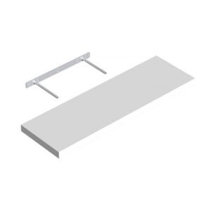 Lebegő polc, fehér 80x23x5cm (DH)